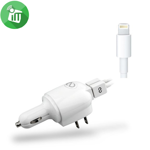 Naztech 3in1 Dual USB Charger iPhone 5/5S