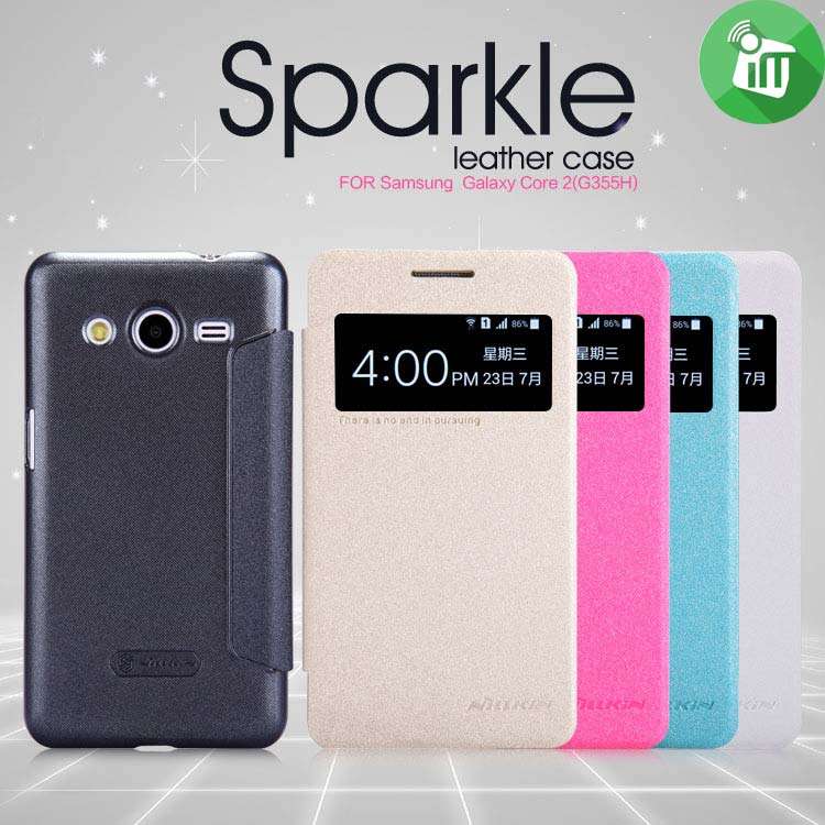Nillkin Sparkle Flip Cover Galaxy Core 2