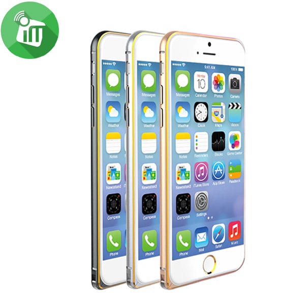 JCPAL iPhone 6 Plus TPU Case And Aluminum Bumper Back Cover