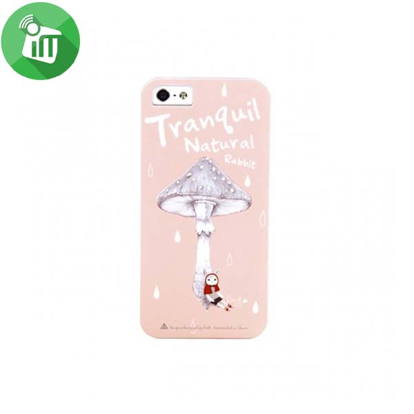 Rock Cover Mushroom Rabbit Apple iPhone 5 & 5S & Se