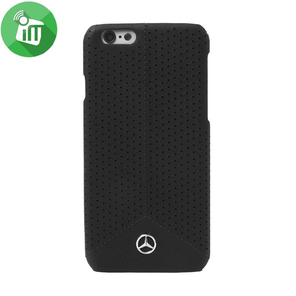 Mercedes-Benz Pure Line Apple iPhone 6 Perforated Leather Hard Case