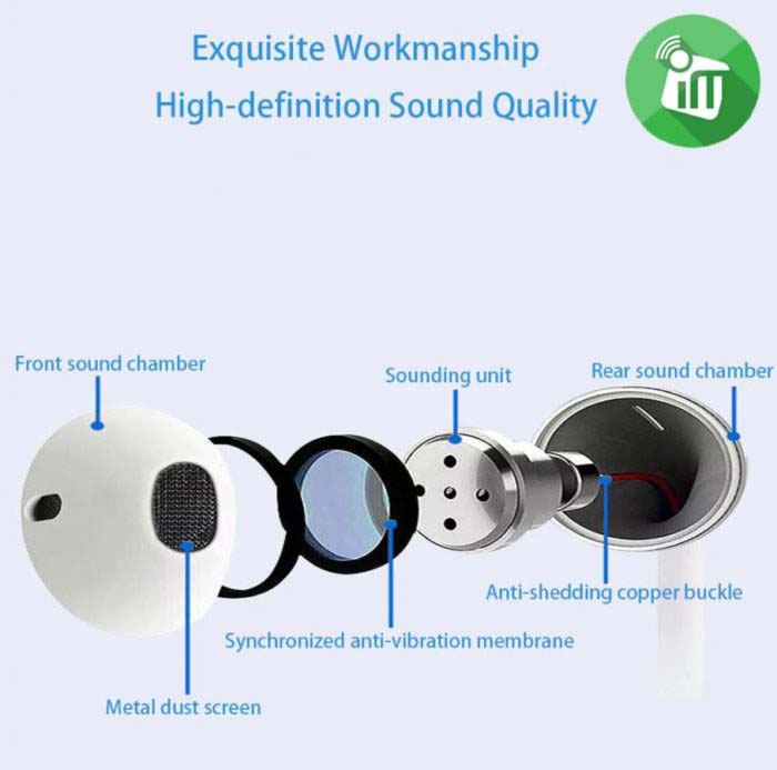 Honor AM115R Half In-Ear 3.5mm Wired Earphone