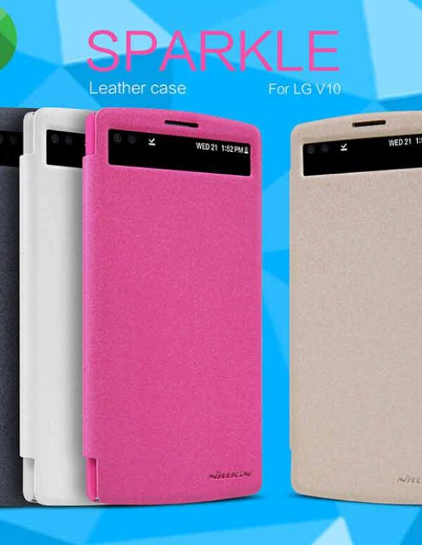 Nillkin LG V10 Sparkle Leather Case