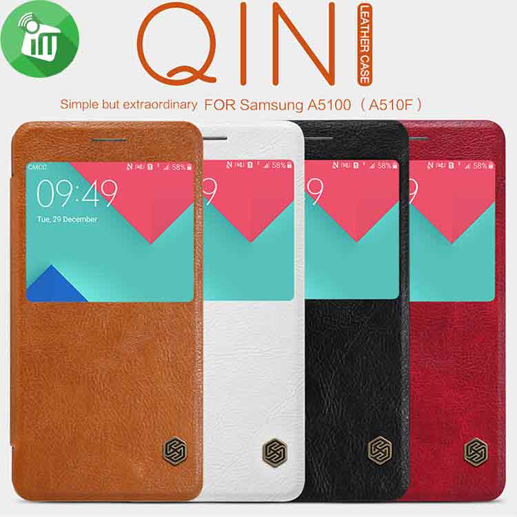 Nillkin Samsung A5 2016 QIN Series Leather Flip Cover