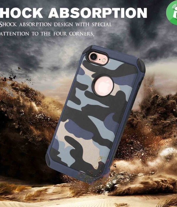 Camouflage ShockProoF Armor Back Cover Case For iPhone 7