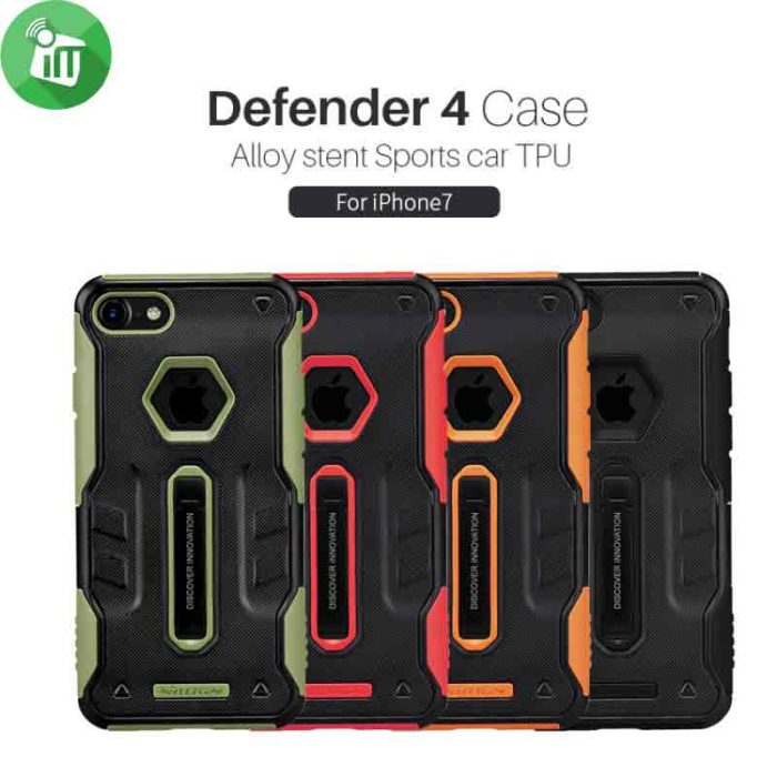Nillkin Defender 4 Case Alloy stent Sports car TPU for Apple iPhone 7