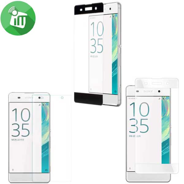 iScreen 3D Curved Edge Full Cover Glass Screen Protector For Sony Xperia XA