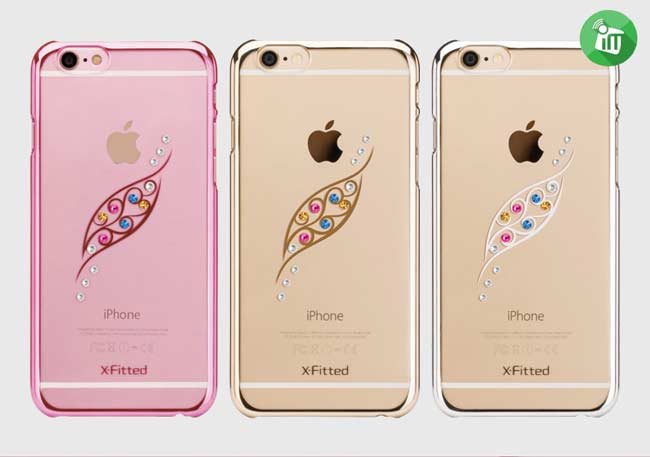 X-Fitted Graceful Leaf Back Cover For iPhone 7