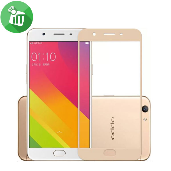 iScreen Silk-Screen Full Tempered Glass Screen Protector For Oppo F1S