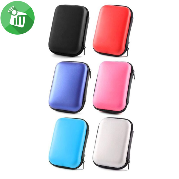 Hard Case Portable External Hard Drive Carrying Zipper Bag