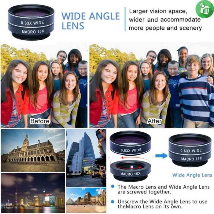 Pickogen 3 in 1 Premium Photo Lens Set HE-063S