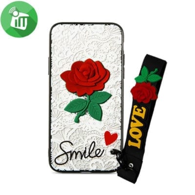 3D Rose Lace Pattern Printing Case For Xiaomi Redmi 4X