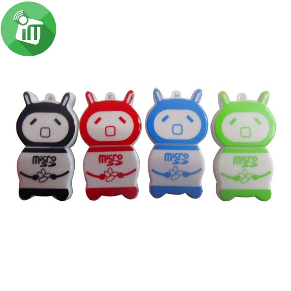 Cat-cute shaped USB 2.0 mini card reader
