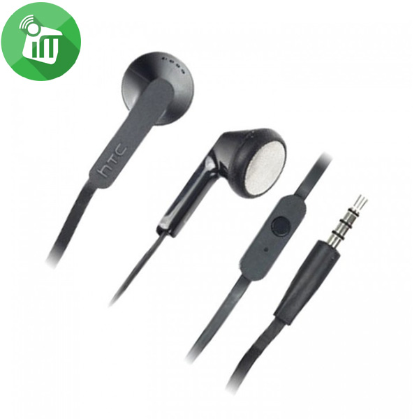 HTC Original 3.5MM Earphone Flat Ear Unpacked