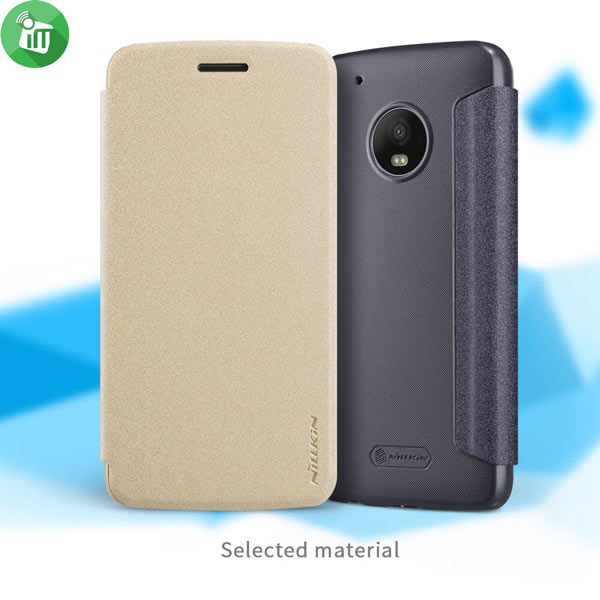 Nillkin Flip cover sparkle leather case MOTO G5 Plus