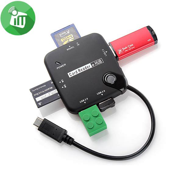 Type-C OTG 3xUSB HUB and Card Reader