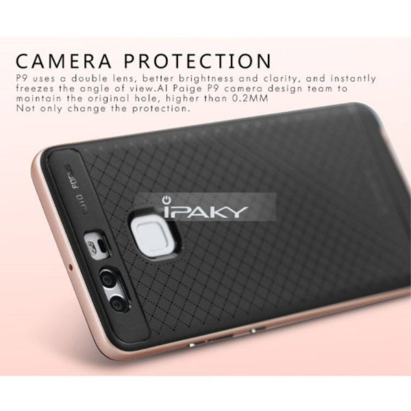 IPAKY 2 In 1 Silicone Case Cover For Huawei P9