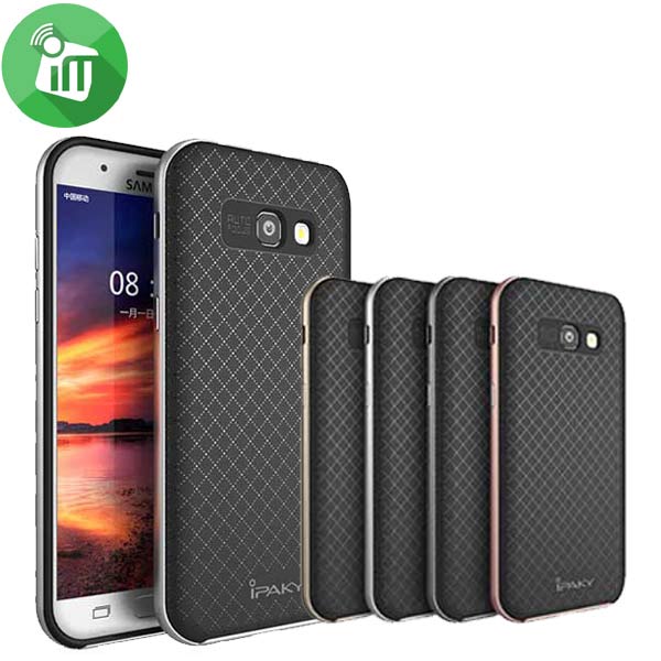 IPAKY 2 In 1 Silicone Case Cover For Samsung Galaxy A5 (2017)/A520