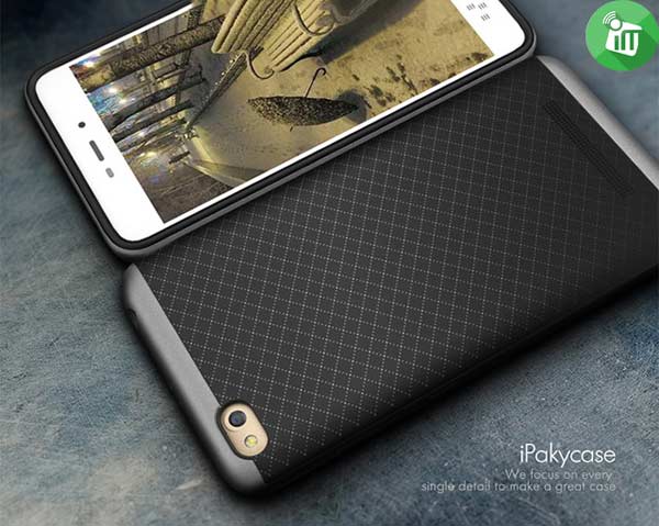 IPAKY 2 In 1 Silicone Case Cover For Xiaomi Redmi 4a