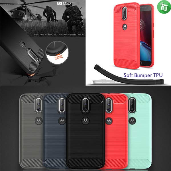 IPAKY Brushed Silicone Case Cover For Motorola Moto G4/G4 Plus
