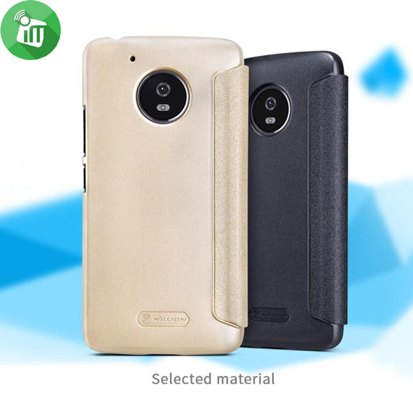 Nillkin Flip cover sparkle leather case MOTO G5