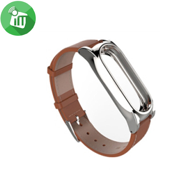 Classic Leather Band For Xiaomi Mi Band 2 - Image 5