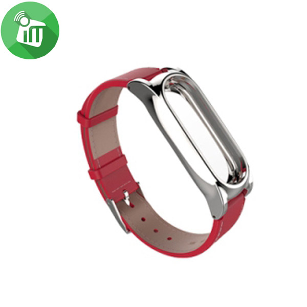 Classic Leather Band For Xiaomi Mi Band 2 - Image 6