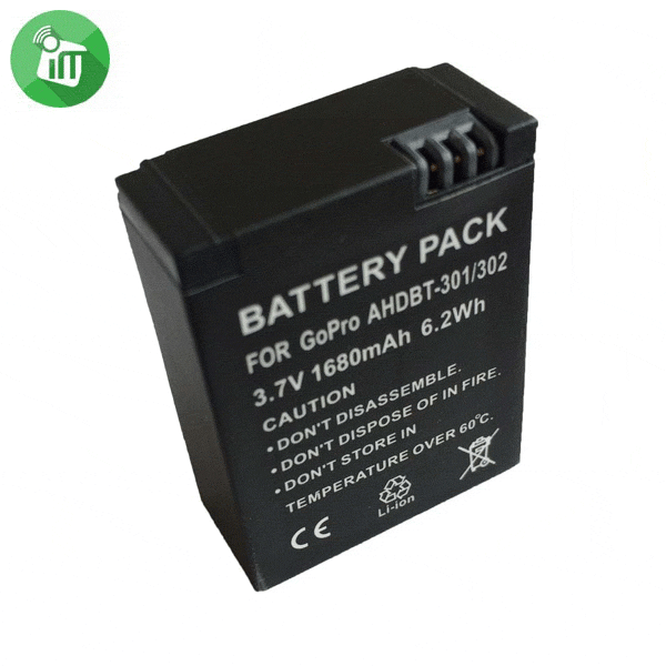 GoPro HERO3 Battery Replacement 1680mAh GP36