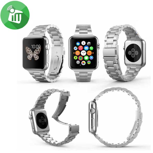 Hyperlink Stainless Steel Band For iWatch (44/45/46/49mm)
