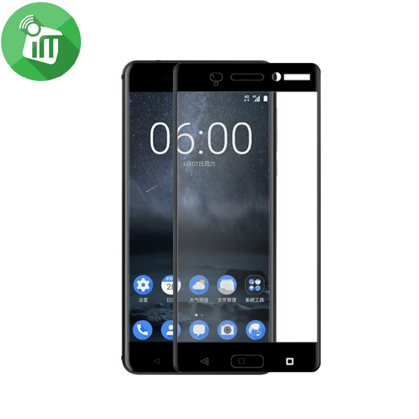 VMAX Silk-Screen Full Tempered Glass Screen Protector For Nokia 3