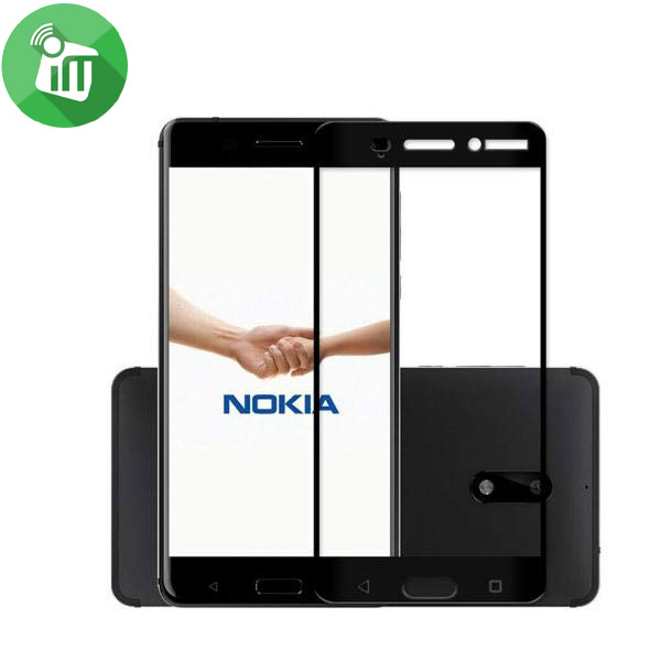 VMAX Silk-Screen Full Tempered Glass Screen Protector For Nokia 6