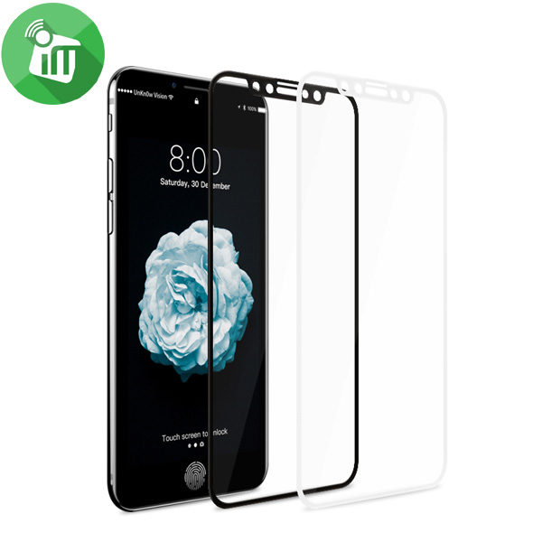 Vmax 3D Full Cover Tempered Glass Screen Protector For Apple iPhone X