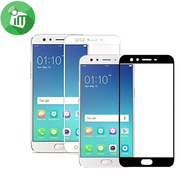 iScreen Silk-Screen Full Tempered Glass Screen Protector For OPPO F3