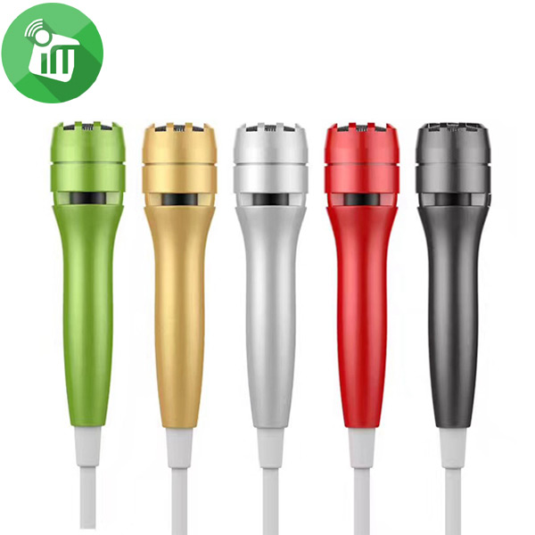 Mini Microphone With Headphone Audio Plug For Karaoke Chat Series 2