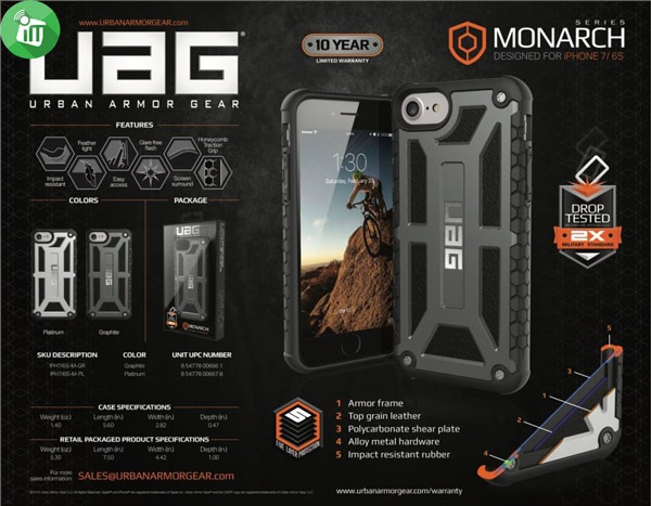 UAG Monarch Cover Case For iPhone 7 / 8