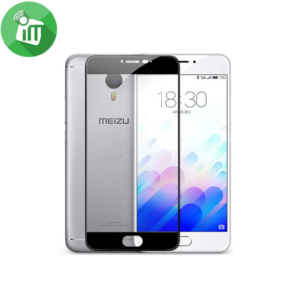 VMAX Silk-Screen Full Tempered Glass Screen Protector For Meizu M3 Note/ Meilan Note 3