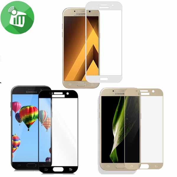 VMAX Silk-Screen Full Tempered Glass Screen Protector For Samsung Galaxy A5 (2017)