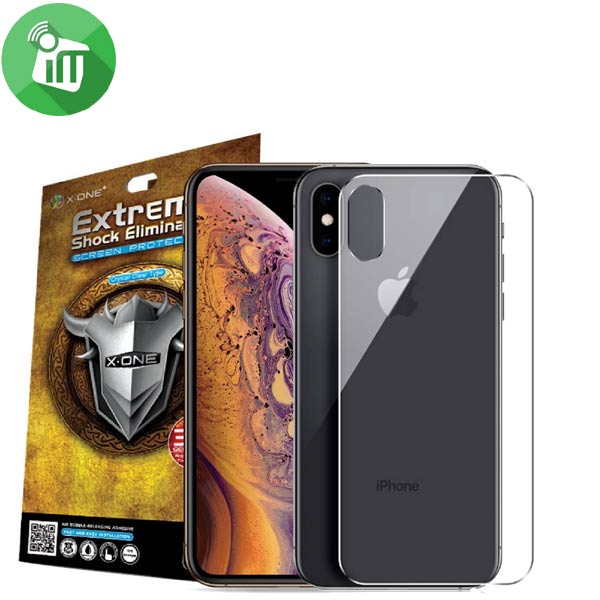 X.One Back Extreme Shock Eliminator Screen Protector For iPhone X