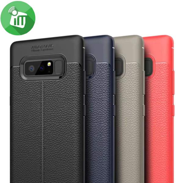 Auto Focus Soft TPU Leather Back Cover For Samsung Galaxy Note 8