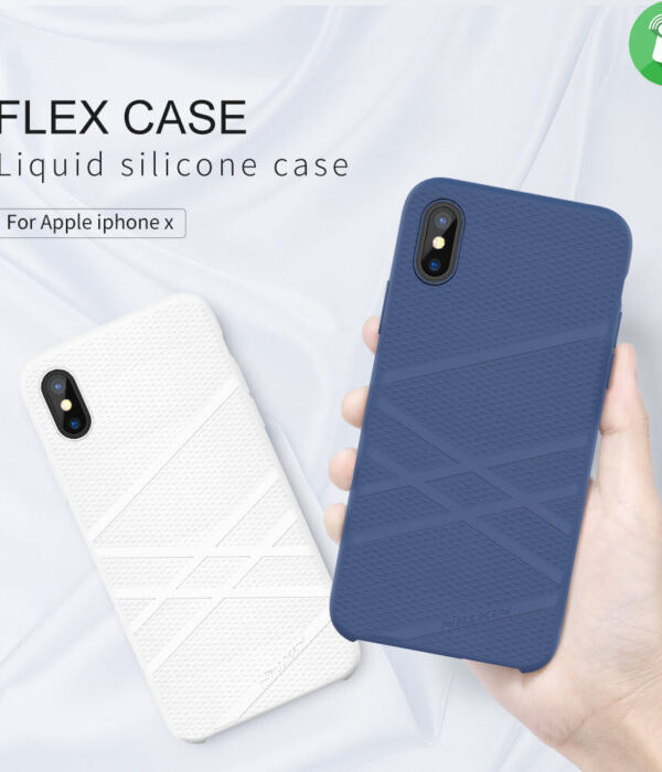 Nillkin Flex liquid silicone cover case for Apple iPhone X