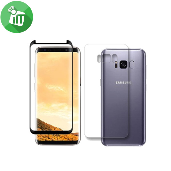 Vmax 2 in 1 Full-cover 3D Curved Case-Friendly TPU Screen Protector for Samsung Galaxy S8