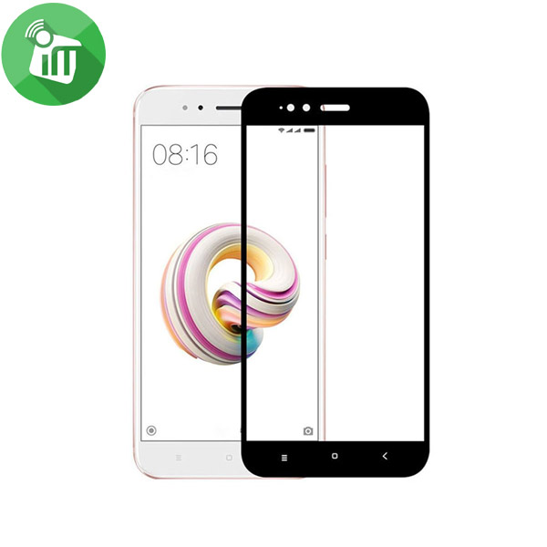 Vmax Screen Protector 2.5D silk-print Full cover Tempered Glass For Xiaomi Mi A1 / 5X