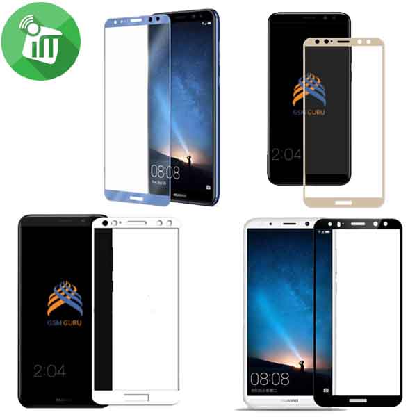 iScreen Silk-Screen Full Tempered Glass Screen Protector For Huawei Mate 10 Lite