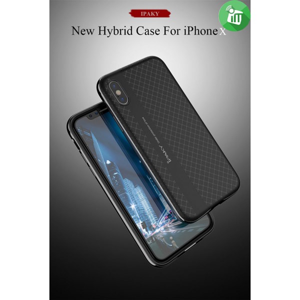 iPaky 2 In 1 Silicone Cover For iPhone X