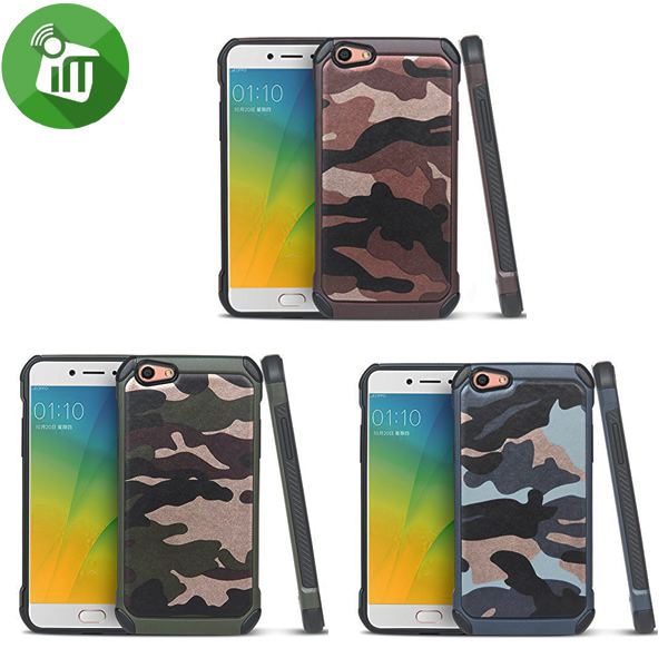 Camouflage ShockProoF Armor Back Cover For Oppo F3