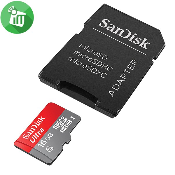 SanDisk Ultra A1 16GB microSDHC UHS-I Card With Adapter 98MB/s 653X