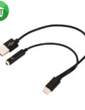  Type-C To USB & Type C Aux Cord Female 3.5mm Adapter