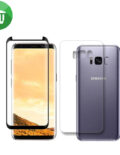 Vmax 2 in 1 Full-Cover Version 3D Curved Case-TPU Screen Protector For Samsung Galaxy S8 Plus