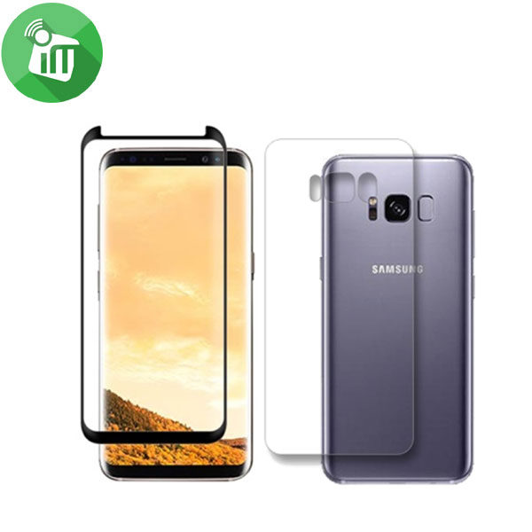Vmax 2 in 1 Full-Cover Version 3D Curved Case-TPU Screen Protector For Samsung Galaxy S8 Plus