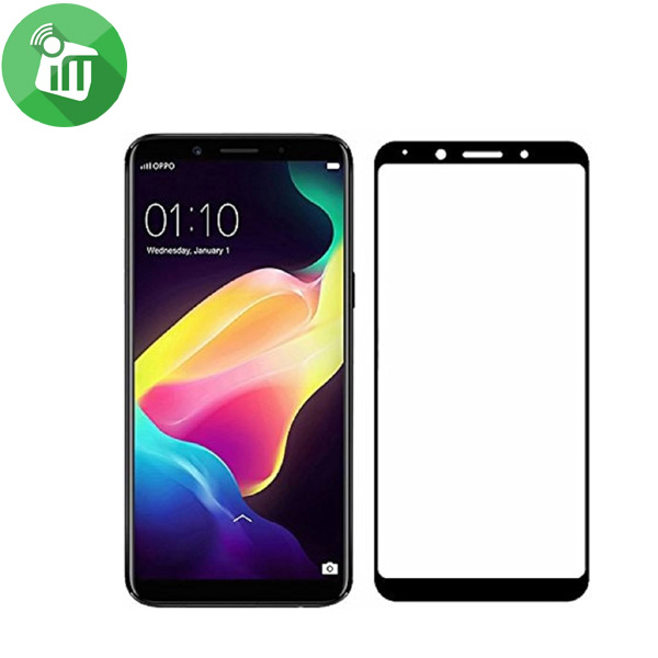 Vmax Screen Protector 2.5D silk-print Full cover Tempered Glass For Oppo F5